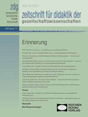 cover image of Erinnerung
